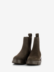 COPENHAGEN - Chelsea boots nabuck chocolate