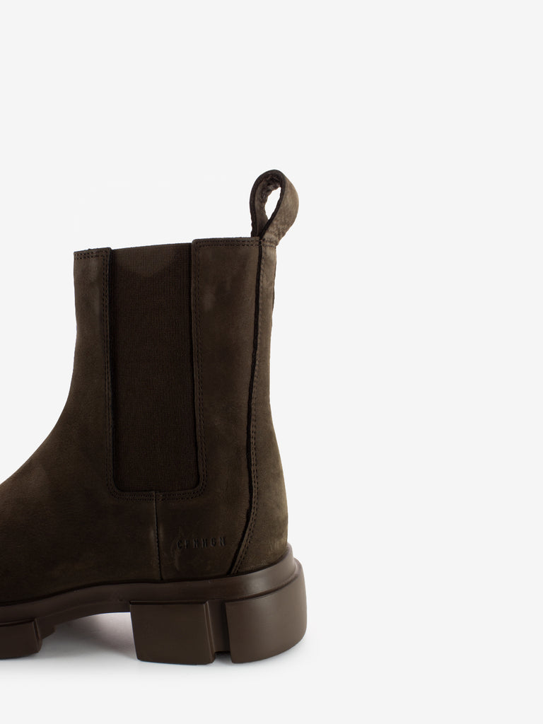 COPENHAGEN - Chelsea boots nabuck chocolate