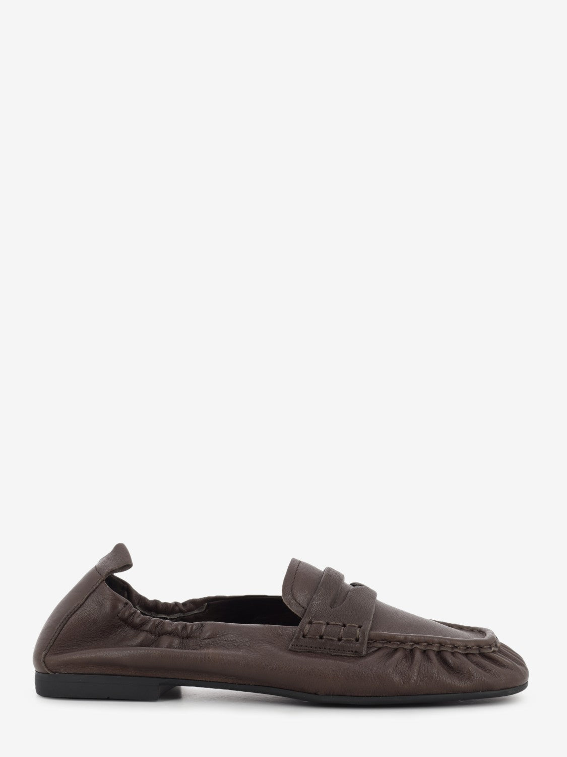 Mocassino in pelle marrone