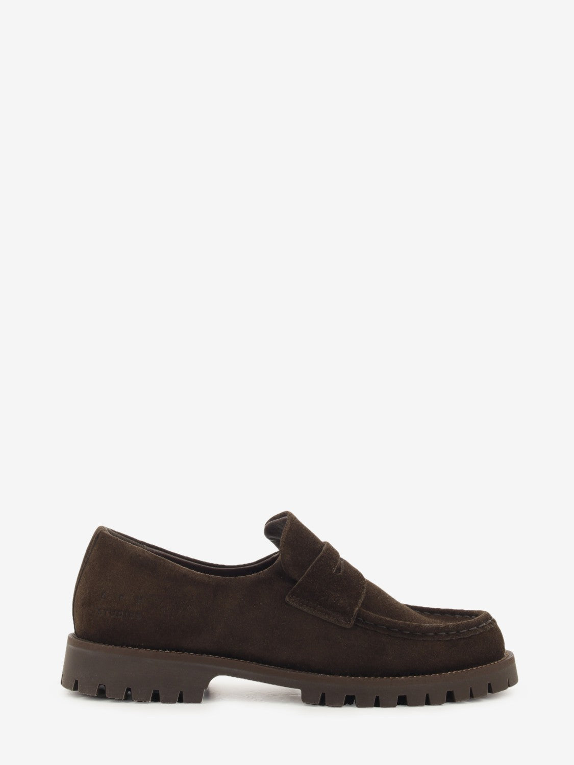 Chocolate suede loafer