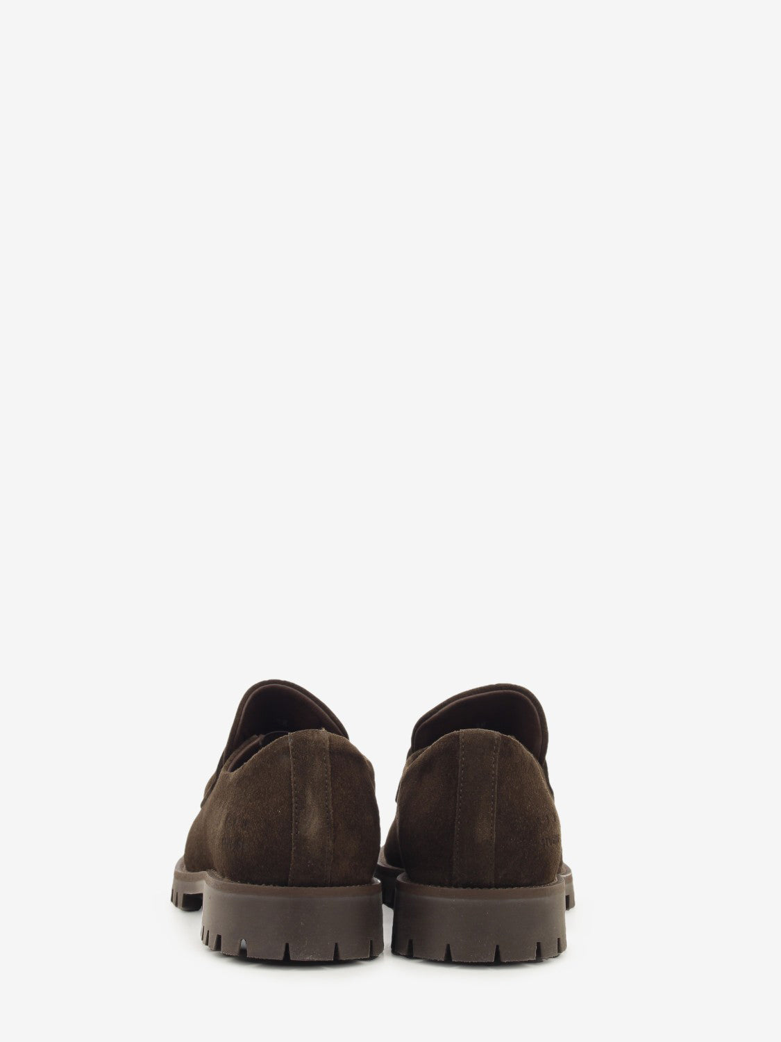 Chocolate suede loafer