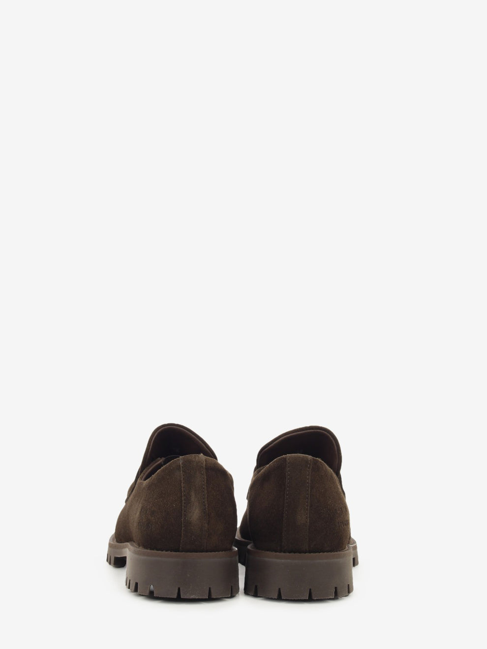 Chocolate suede loafer