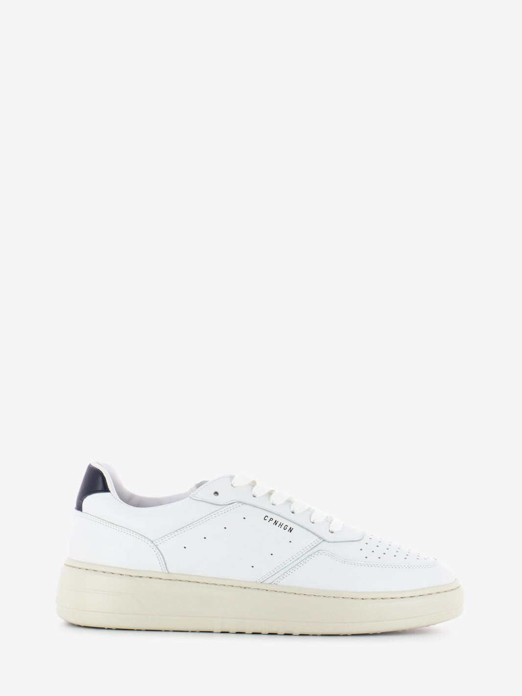 1M Calf White / Navy Sneaker