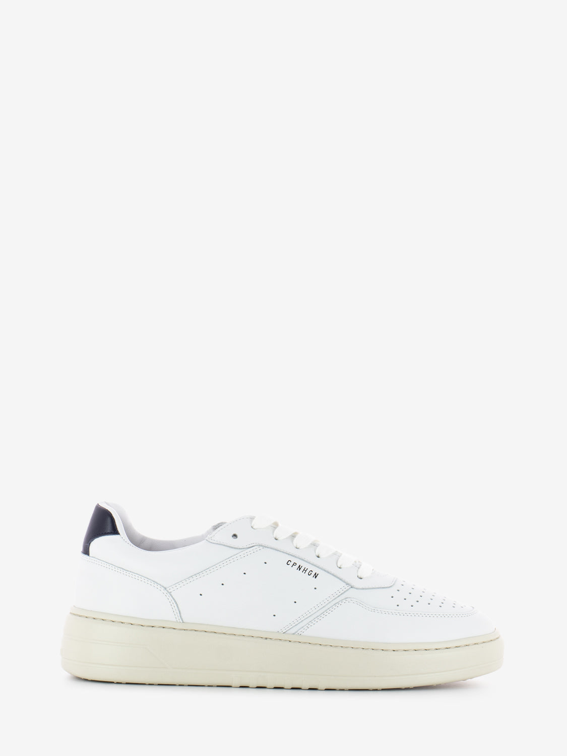 1M Calf White / Navy Sneaker