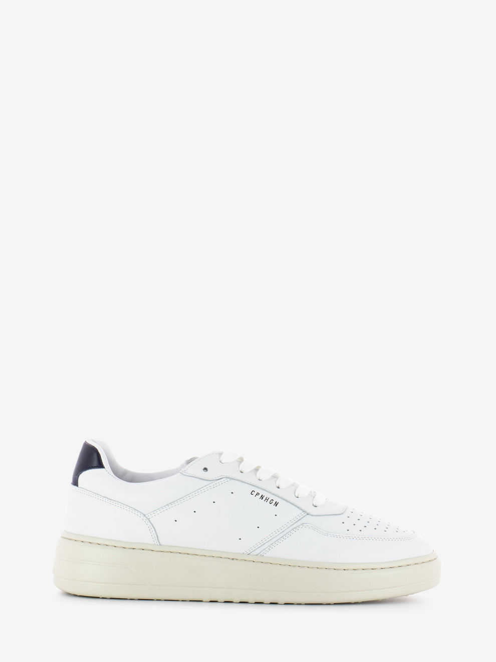 1M Calf White / Navy Sneaker