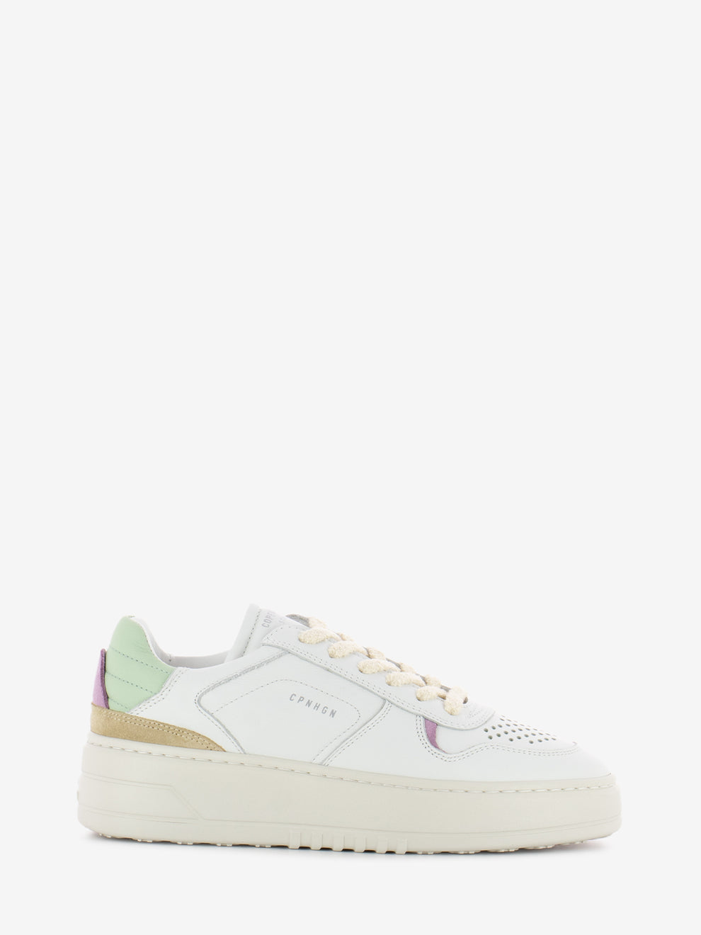 Sneaker 76 Leather Mix White / Mint