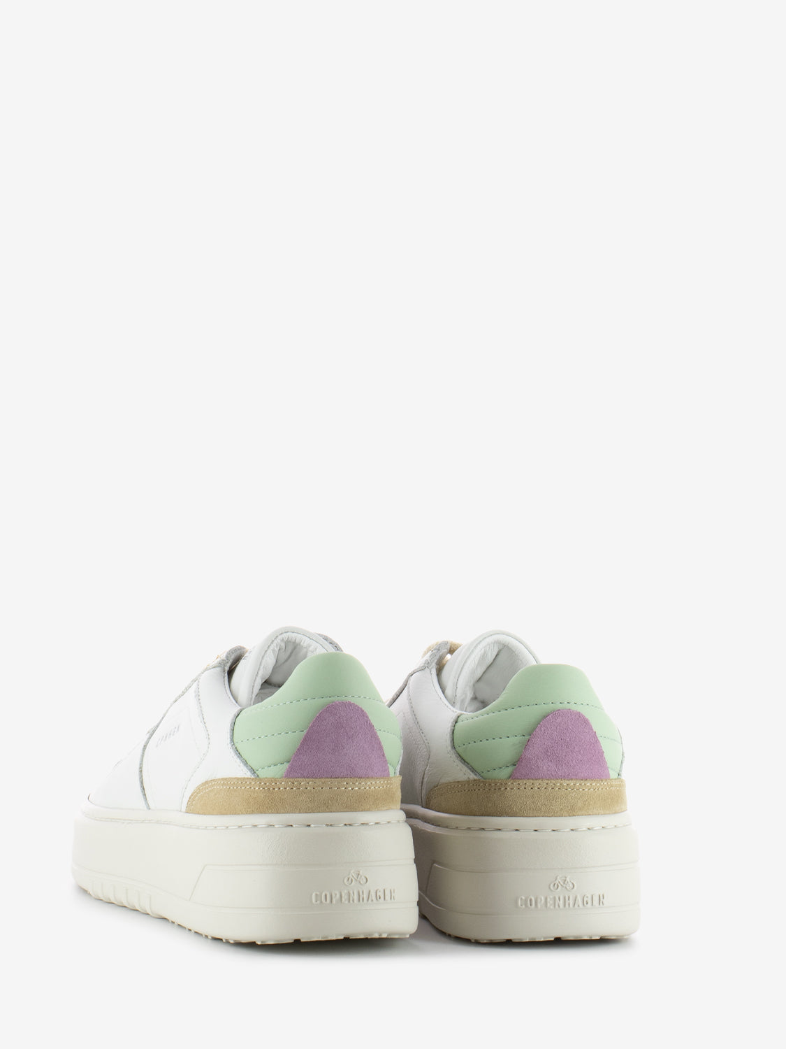 Sneaker 76 Leather Mix White / Mint