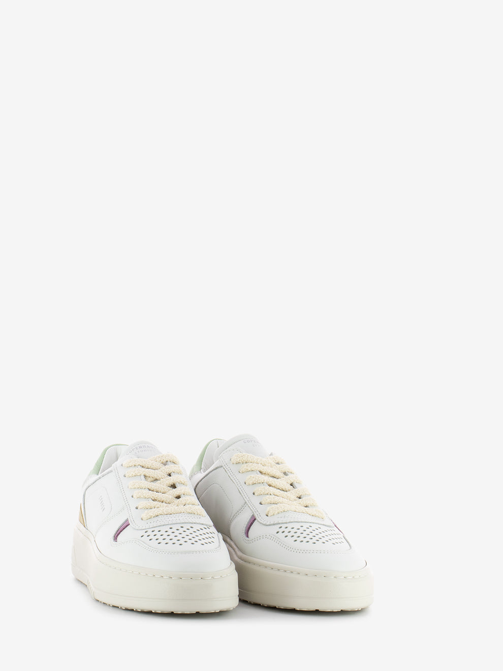 Sneaker 76 Leather Mix White / Mint