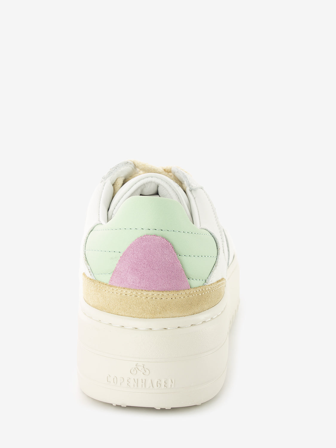 Sneaker 76 Leather Mix White / Mint
