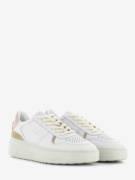 Sneaker 76 Leather Mix White / Rose