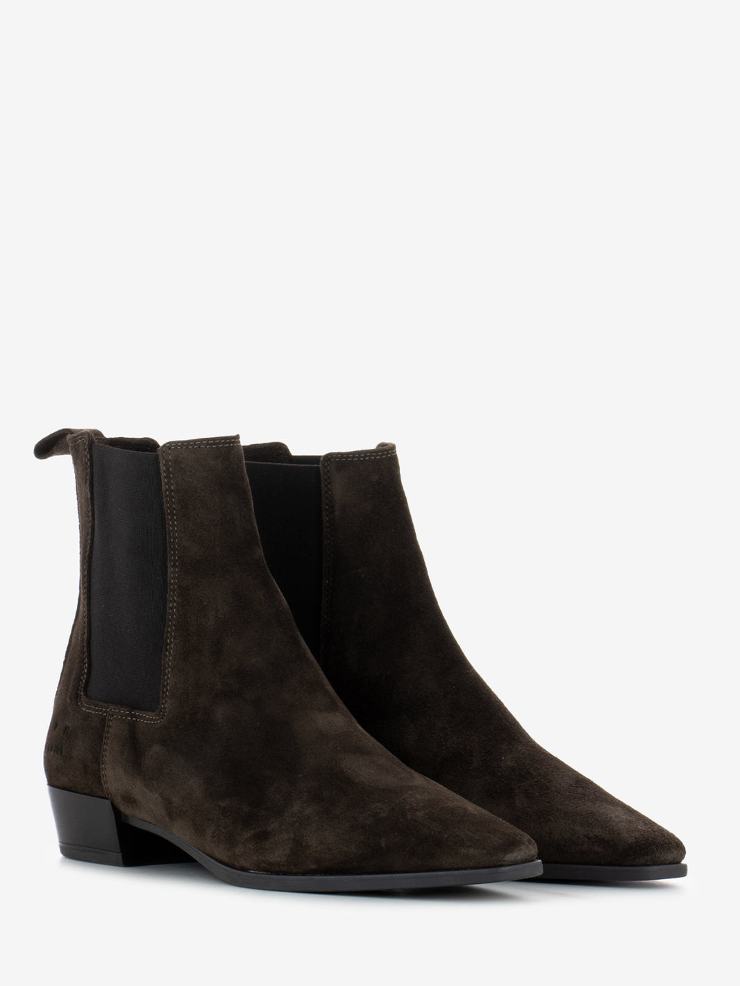 Tronchetti in suede chocolate