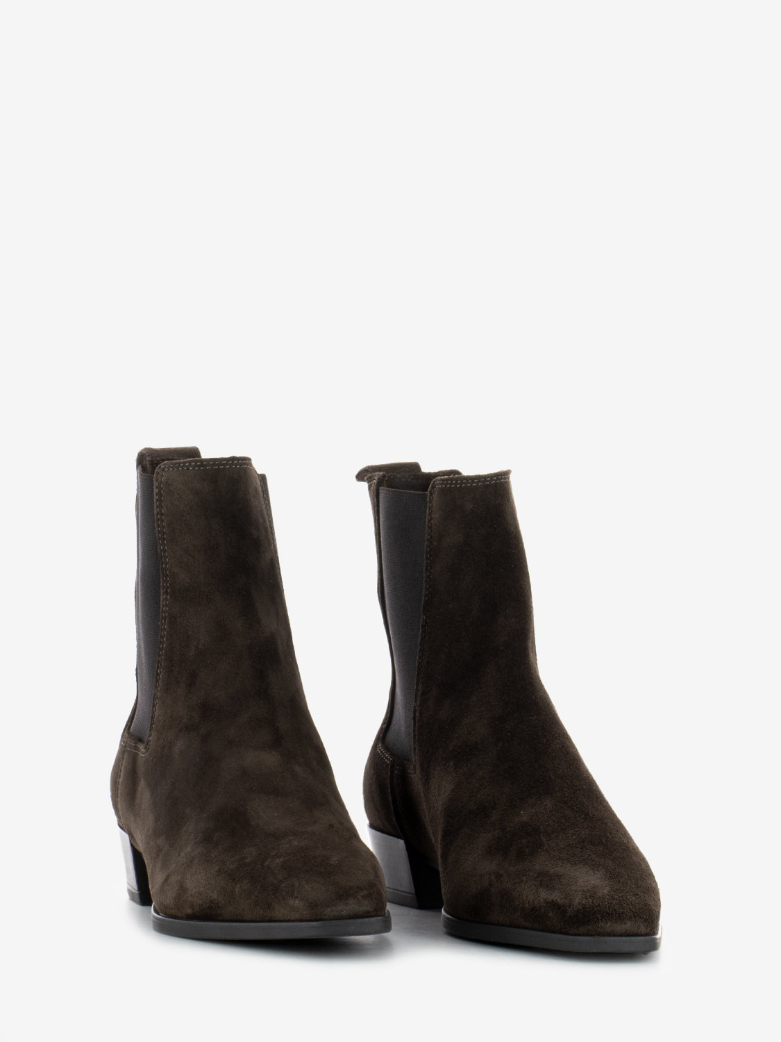 Tronchetti in suede chocolate