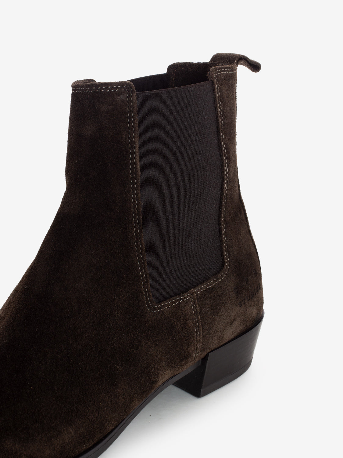 Tronchetti in suede chocolate