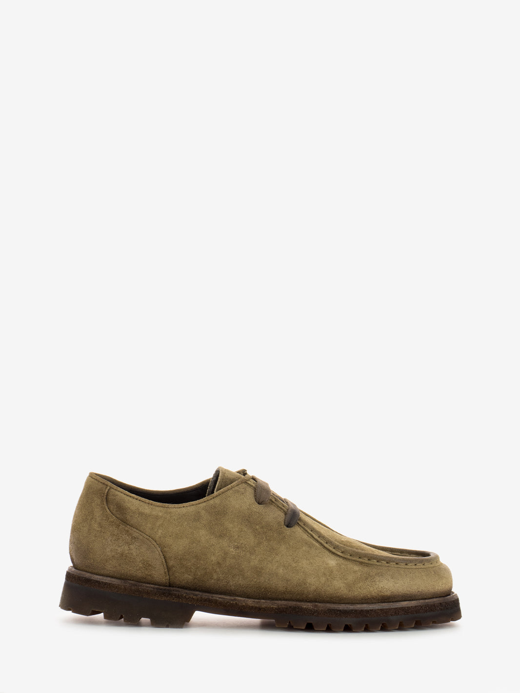 Khaki Suede Engineer Shoes