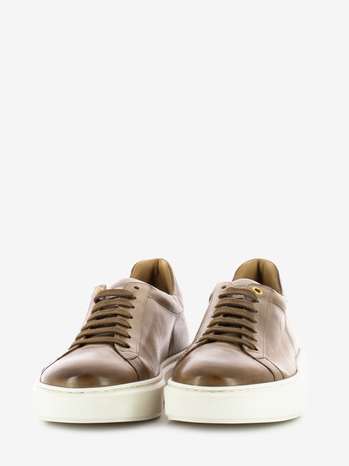 Rope leather sneakers