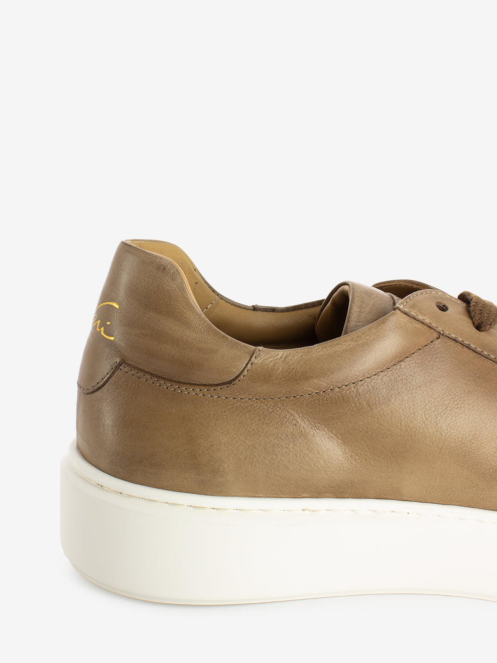 Rope leather sneakers