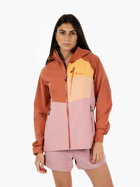 Giacca a vento Impermeo 3L Hooded Shell faded / red
