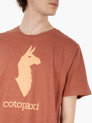 COTOPAXI - Llama t-shirt faded brick