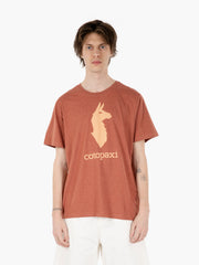 COTOPAXI - Llama t-shirt faded brick