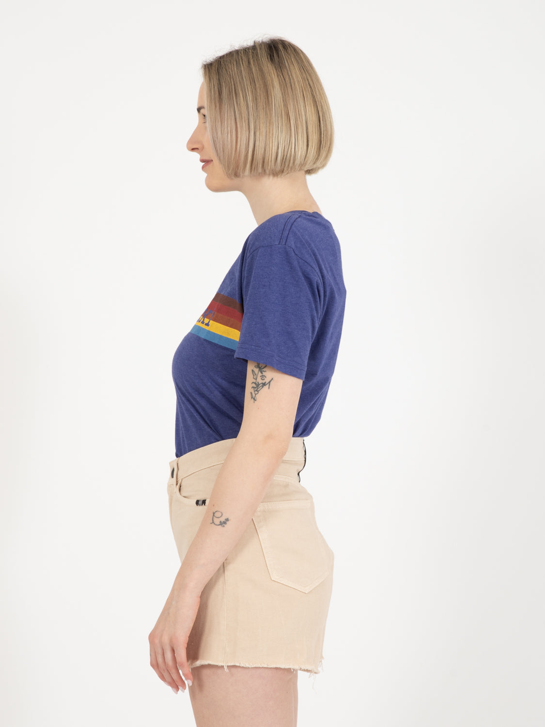 T-shirt On The Horizon blu violet