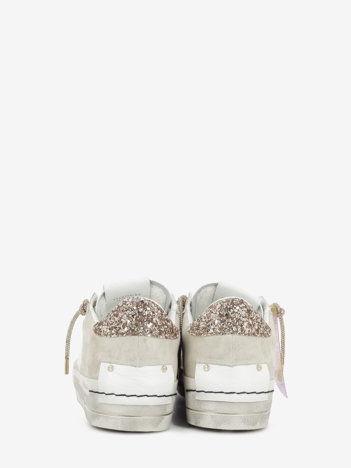 SK8 Deluxe wedge bianco / beige / oro