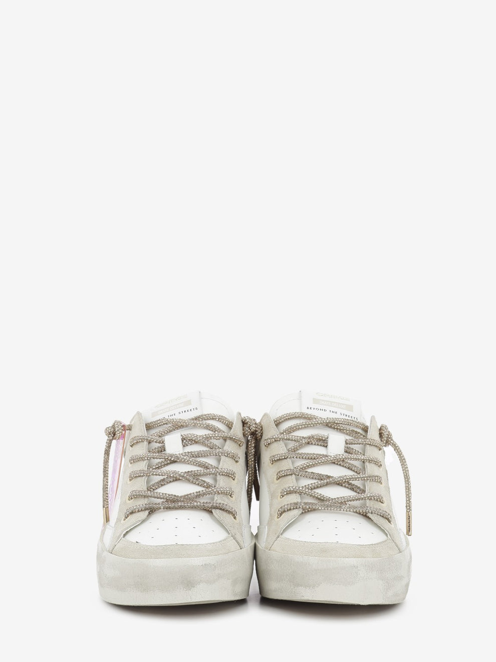 SK8 Deluxe wedge bianco / beige / oro