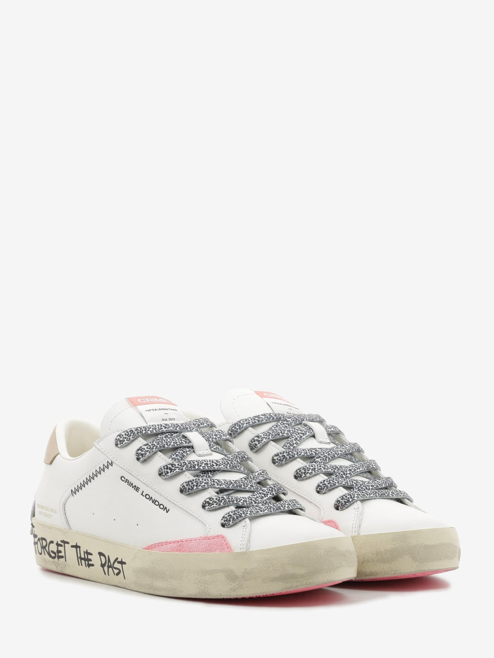 Sneaker Distressed LO bianco / rosa