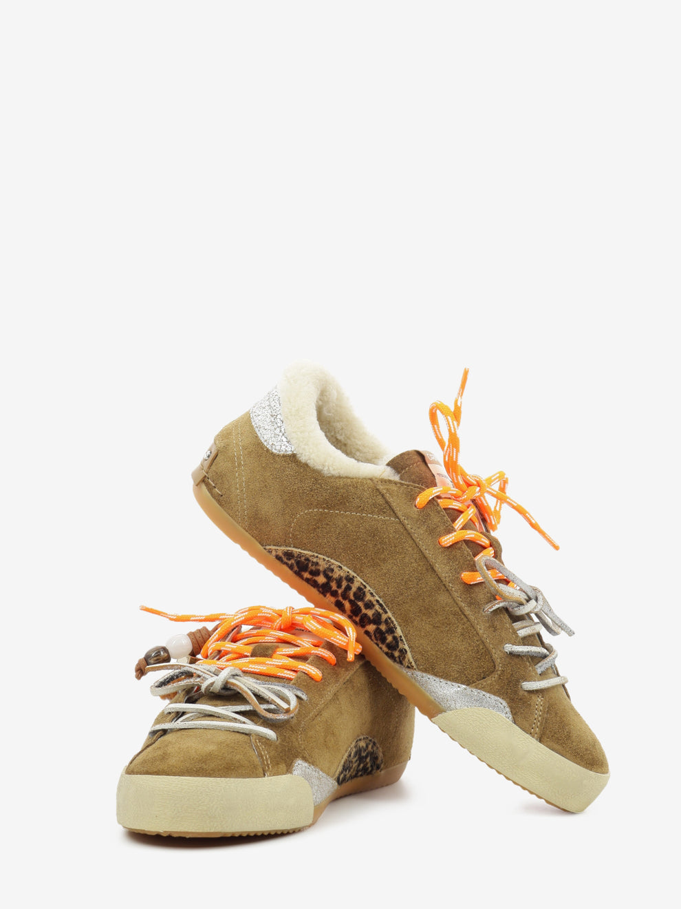 Sneakerina con pelo brown