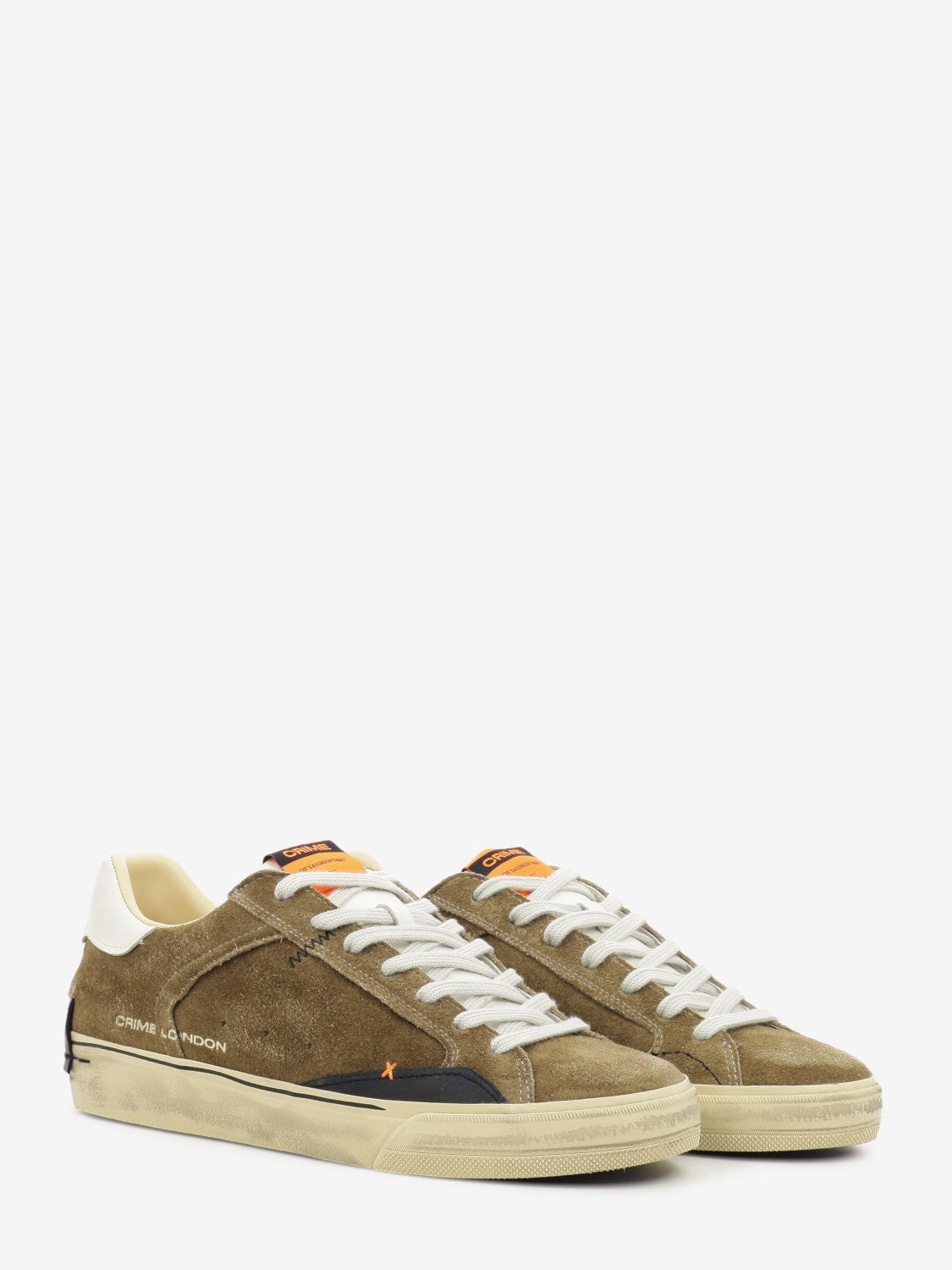 Sneakers Deconstructed brown flame