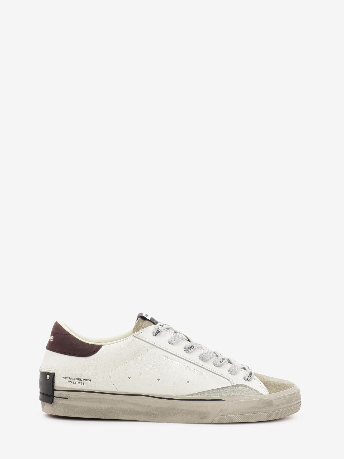 Sneakers Distressed 2.0 white / marrone