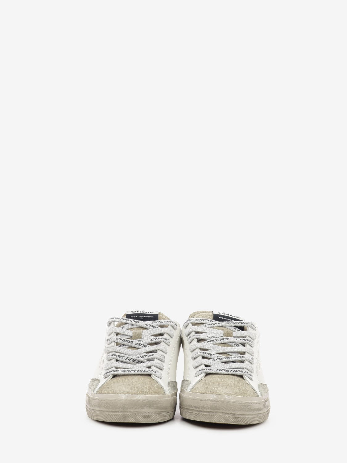 Sneakers Distressed 2.0 white / marrone