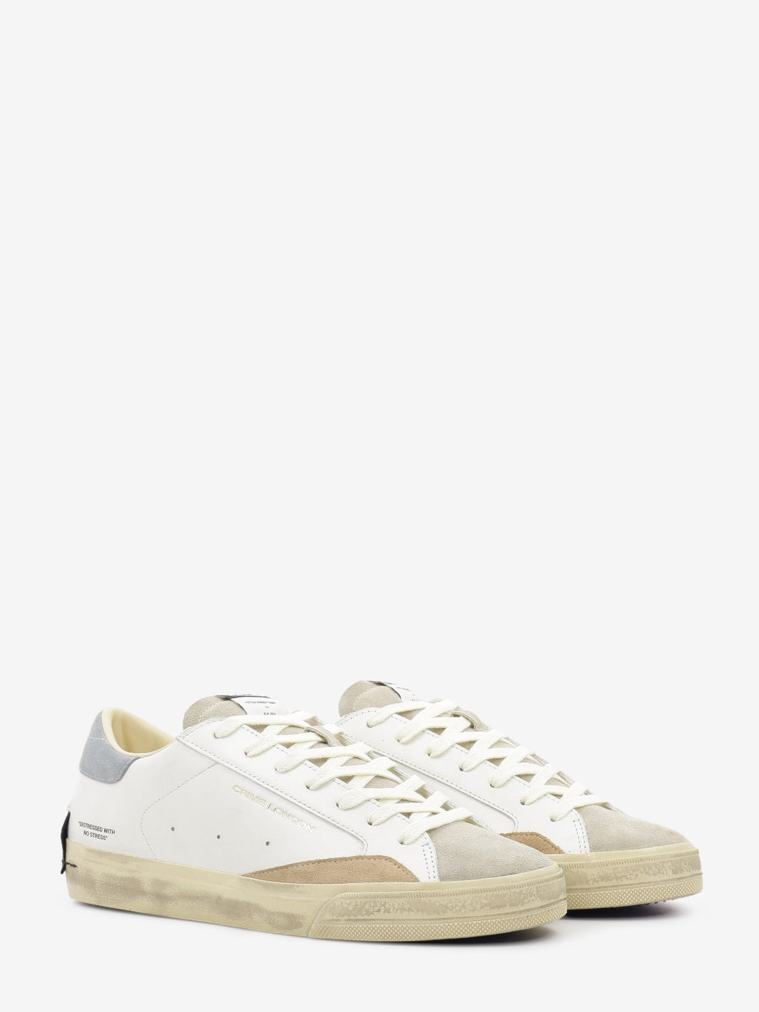 Sneakers Distressed bianco / beige
