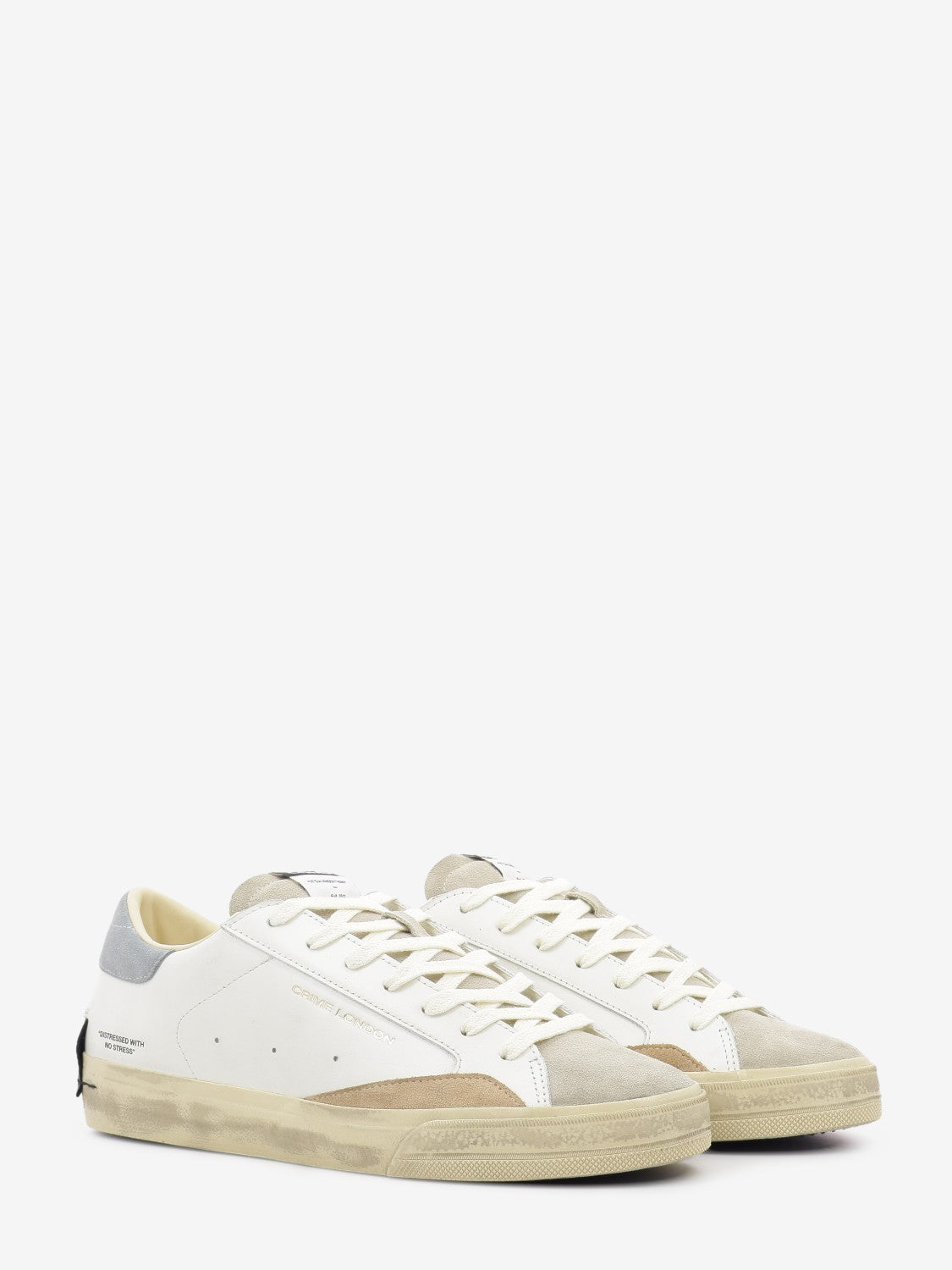Sneakers Distressed bianco / beige