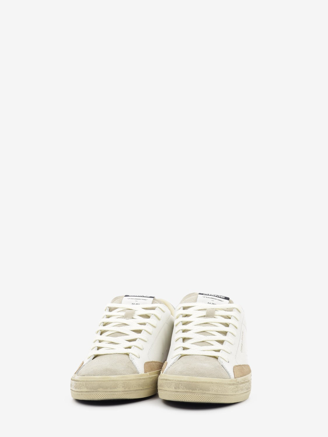 Sneakers Distressed bianco / beige