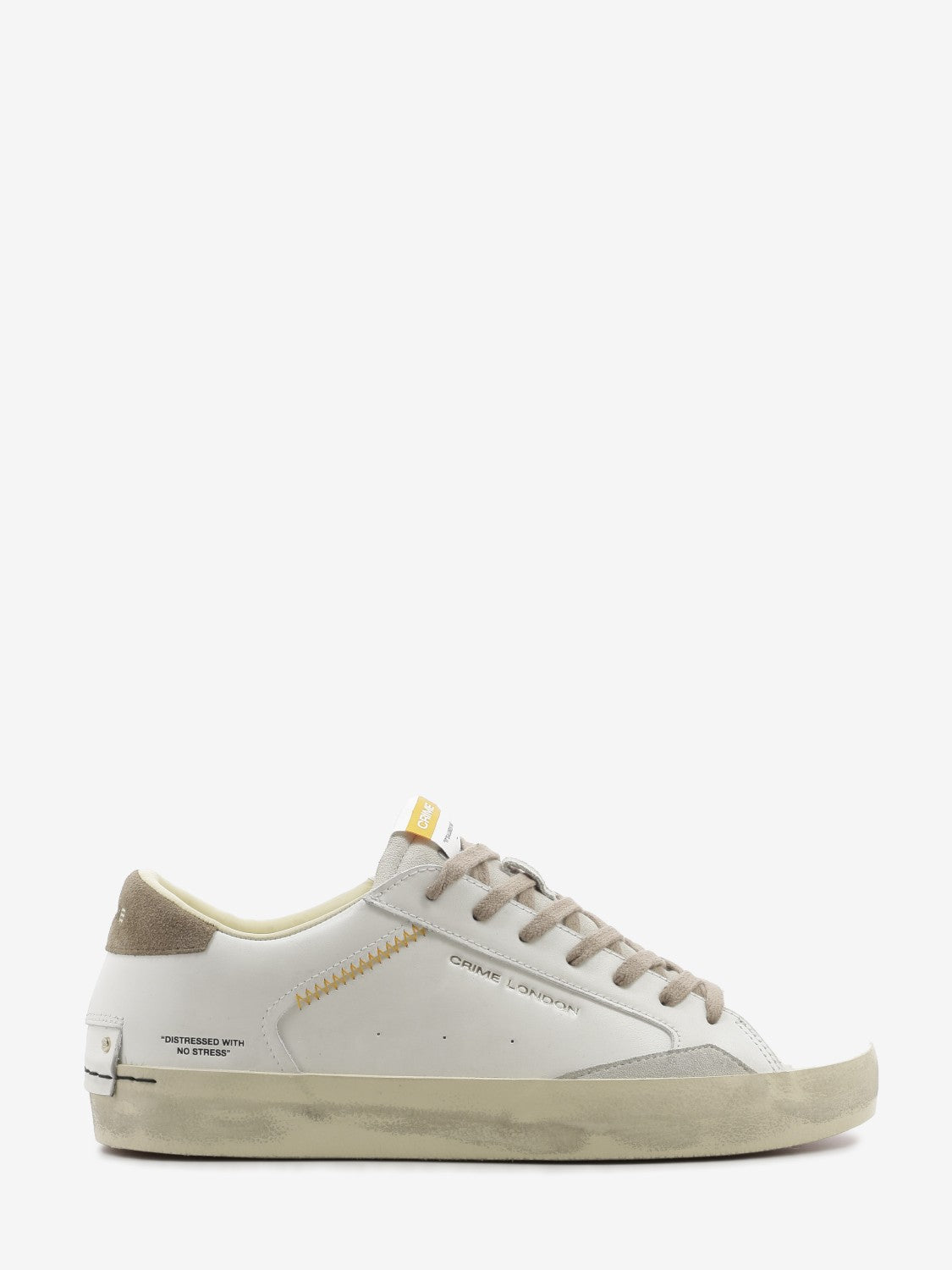 Sneakers Distressed bianco / beige