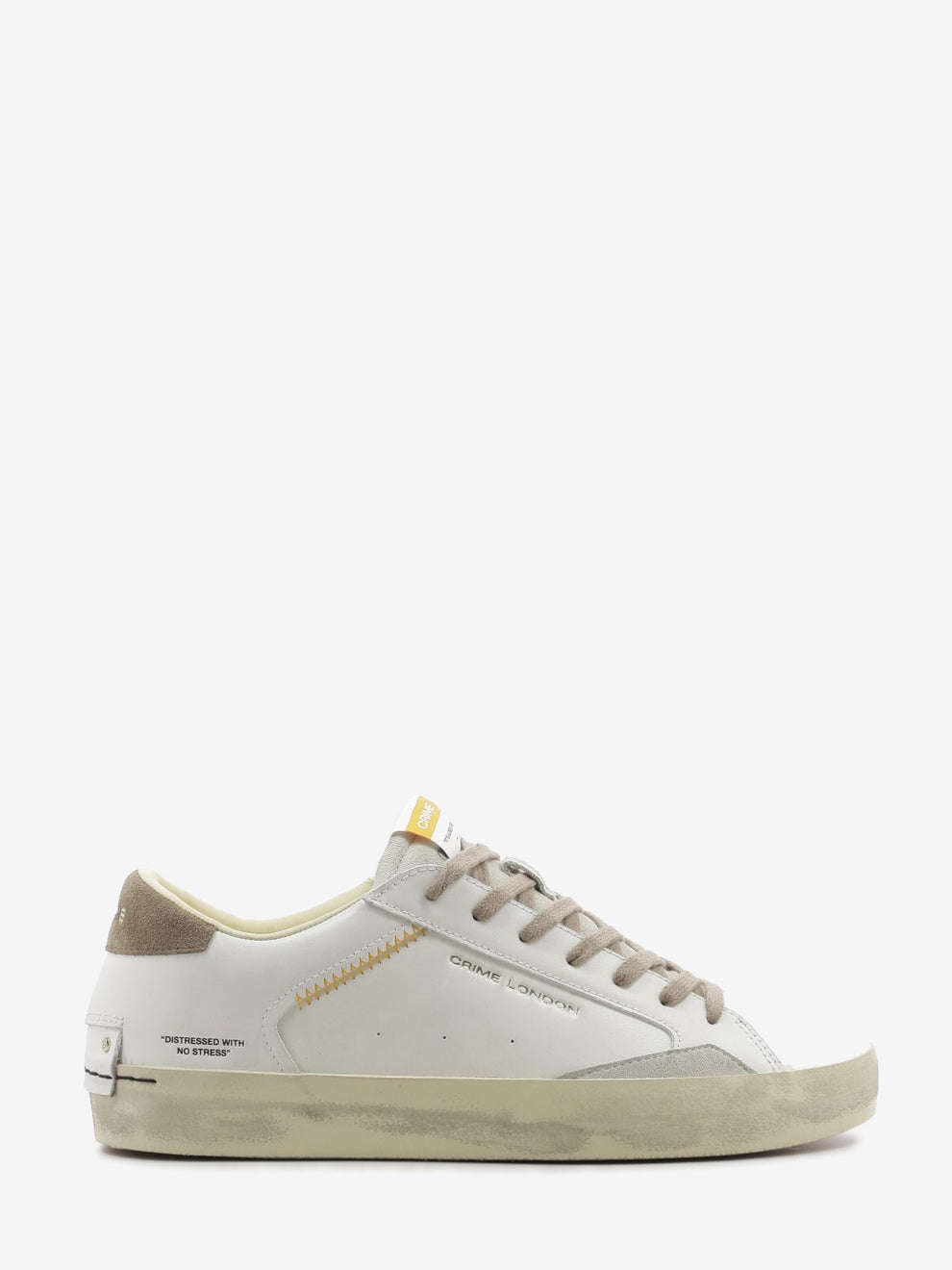 Sneakers Distressed bianco / beige