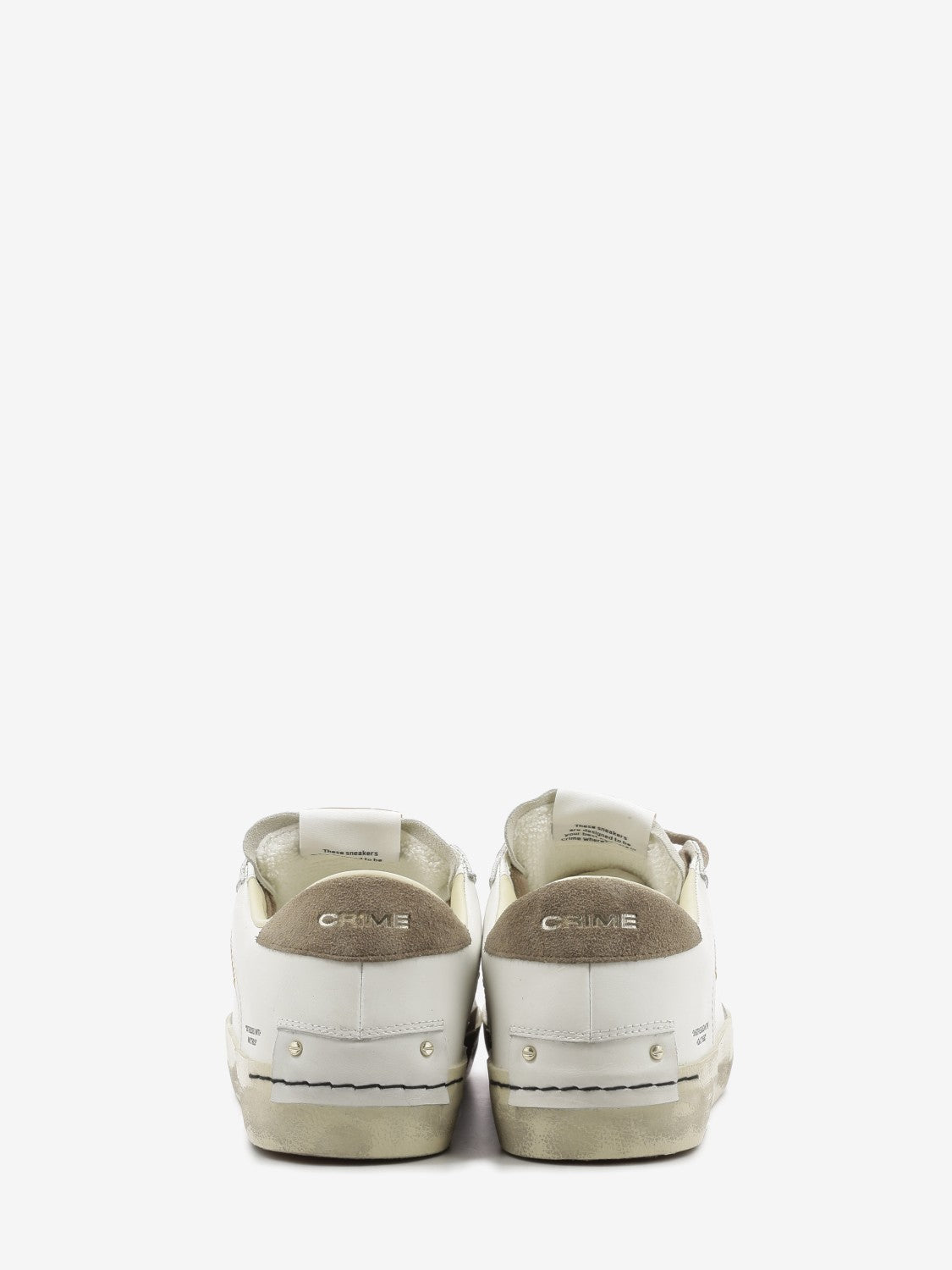 Sneakers Distressed bianco / beige