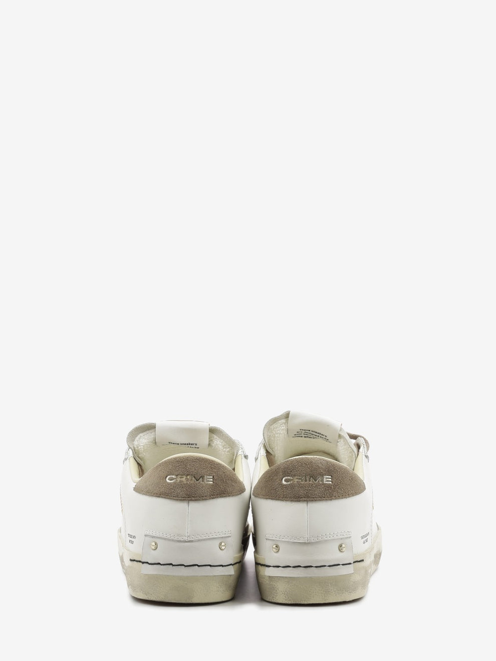 Sneakers Distressed bianco / beige
