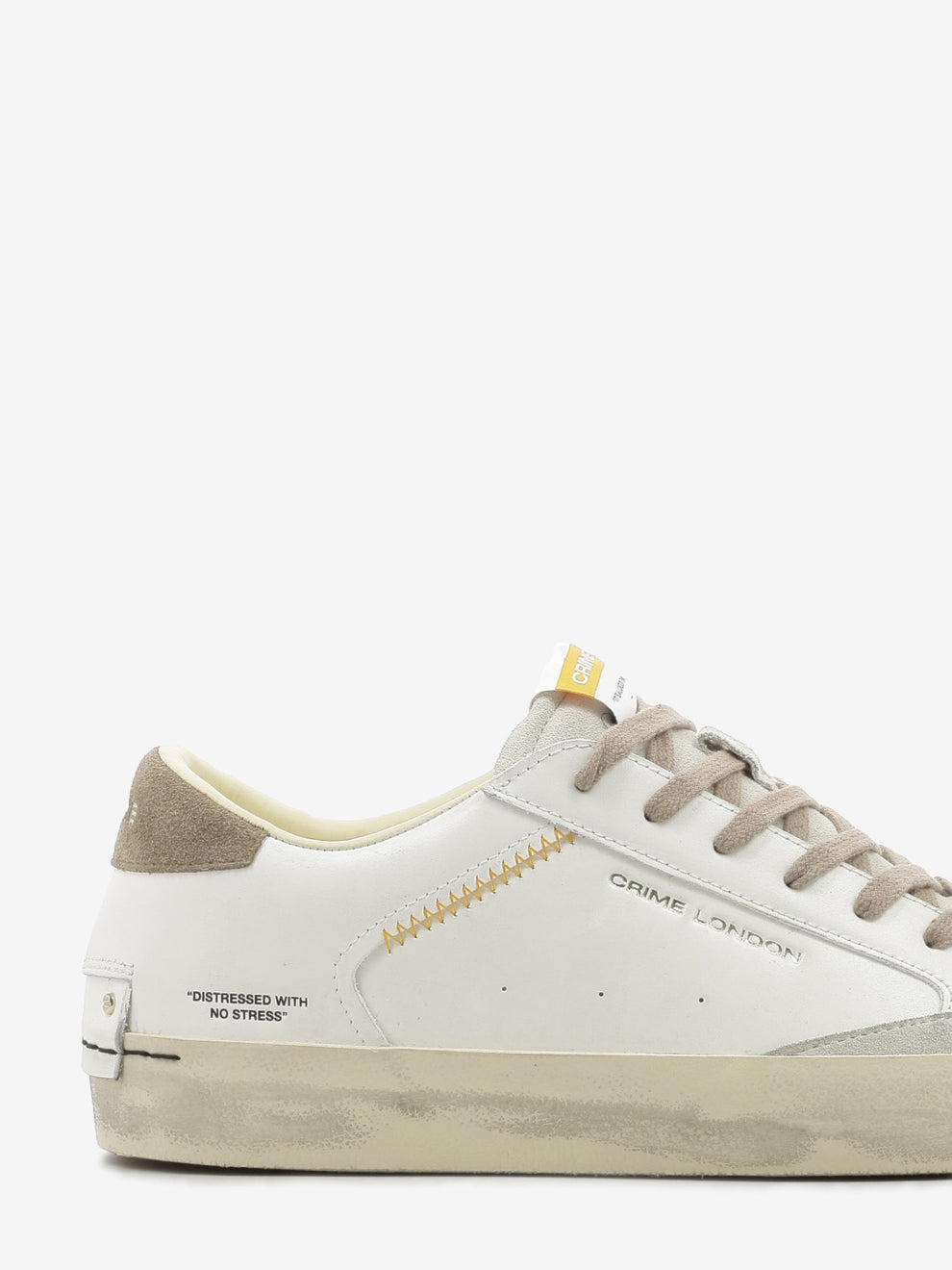 Sneakers Distressed bianco / beige