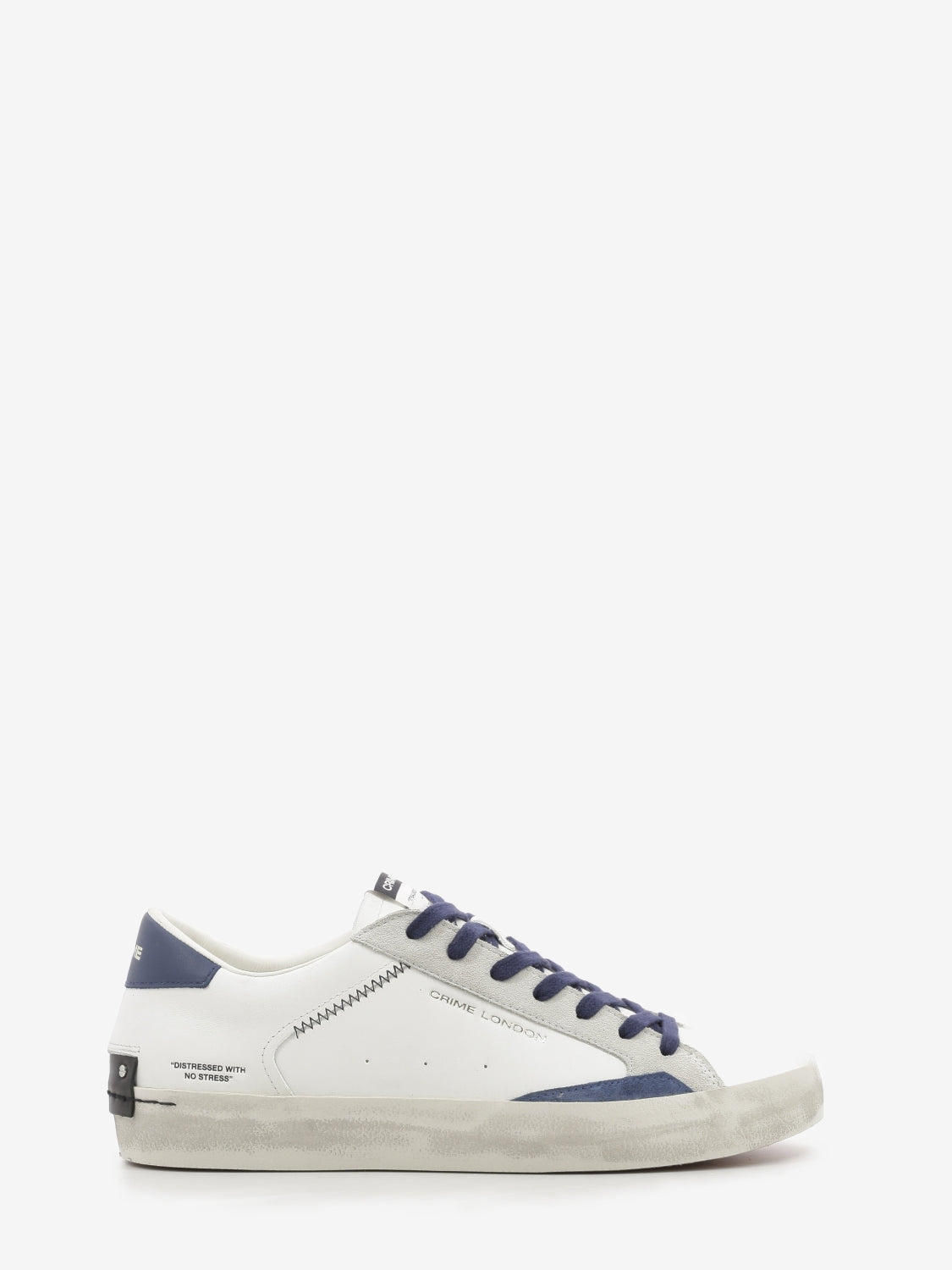 Sneakers Distressed bianco / blu
