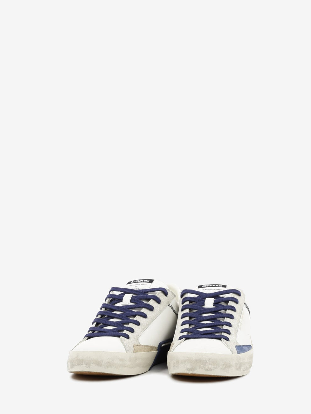Sneakers Distressed bianco / blu