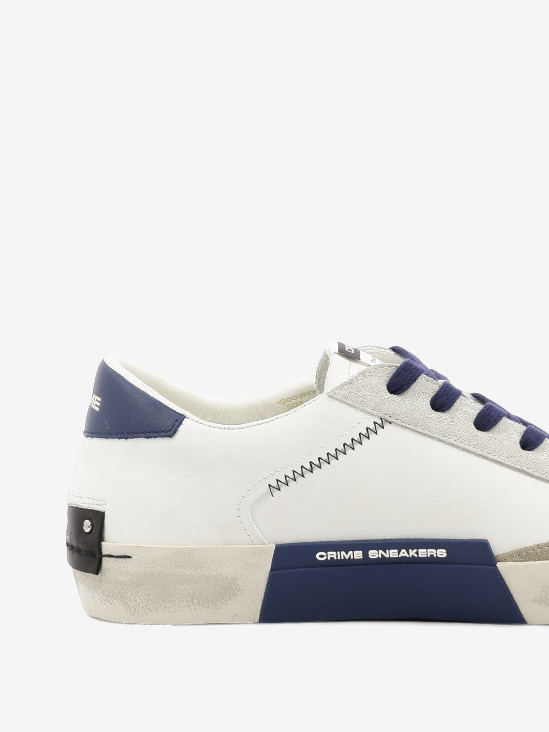 Sneakers Distressed bianco / blu