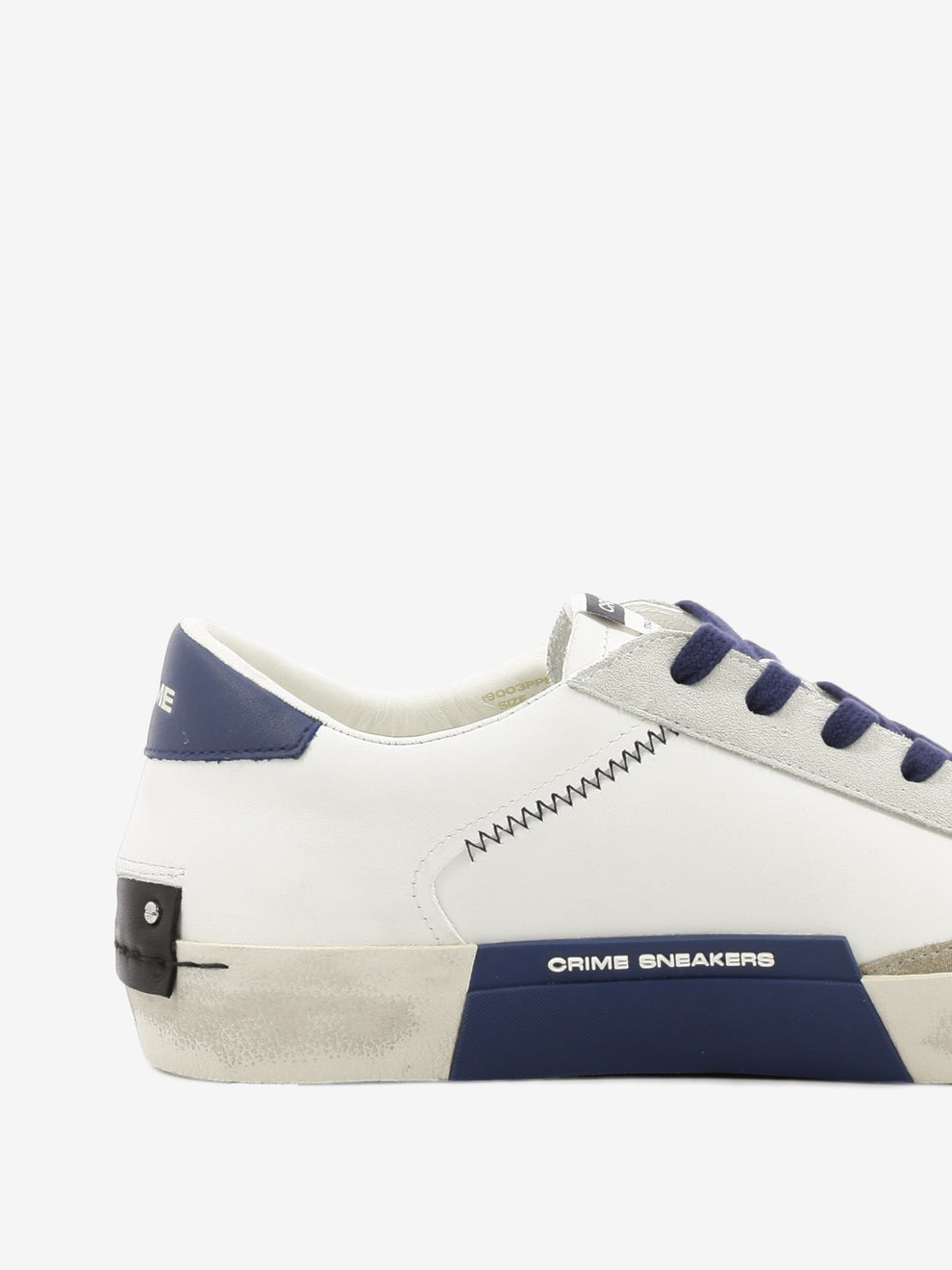 Sneakers Distressed bianco / blu