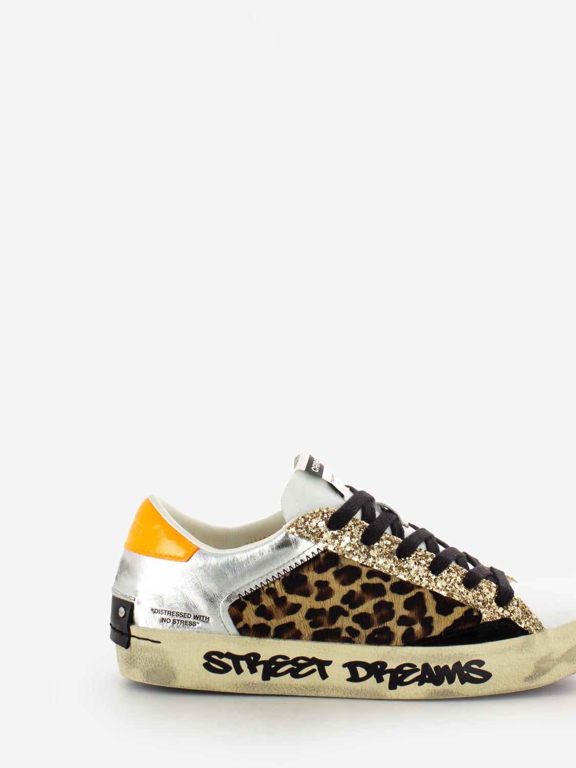 Sneakers Distressed leopard glitz