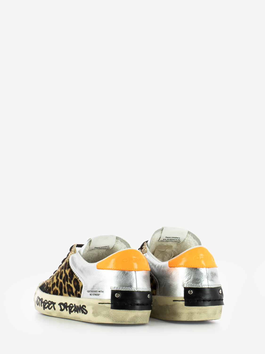 Sneakers Distressed leopard glitz