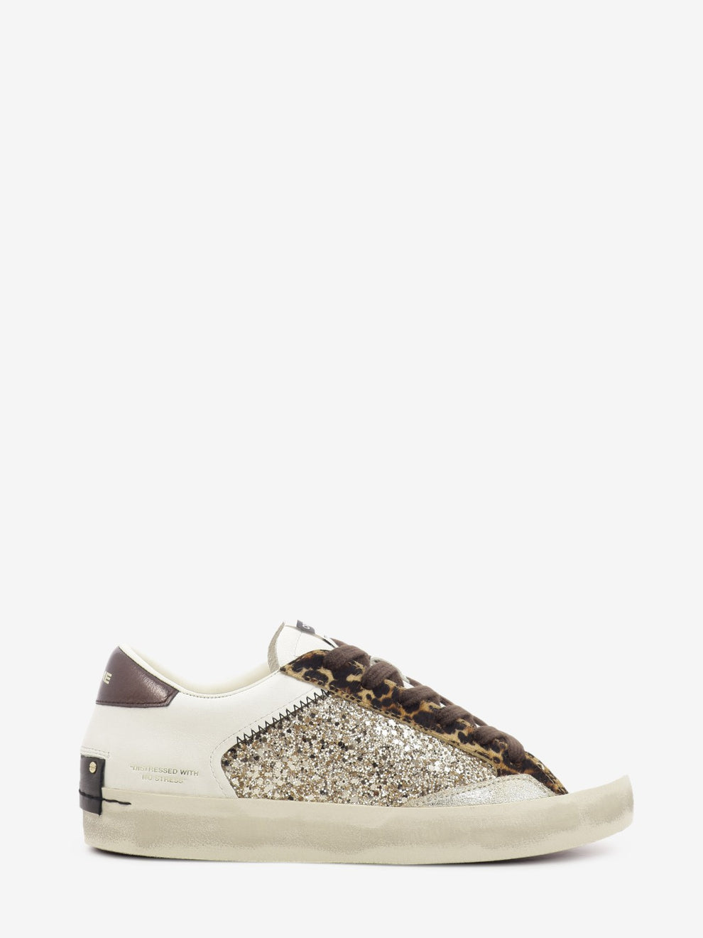 Sneakers Distressed leopard stardust