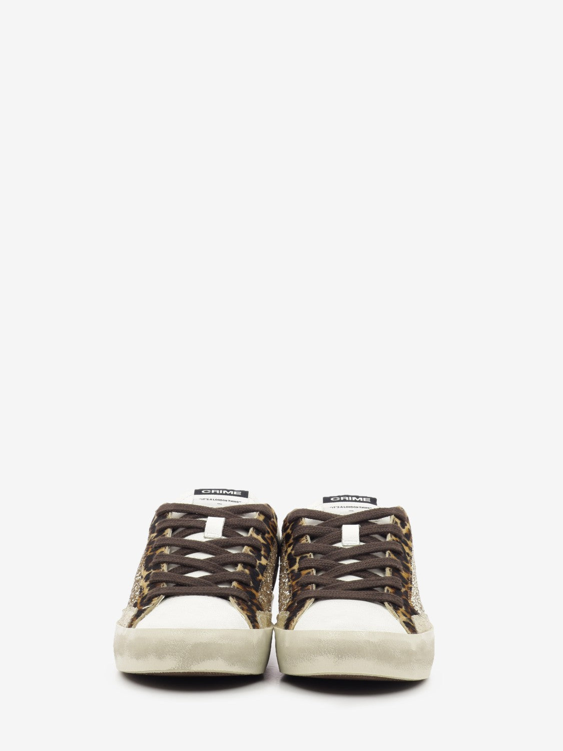 Sneakers Distressed leopard stardust