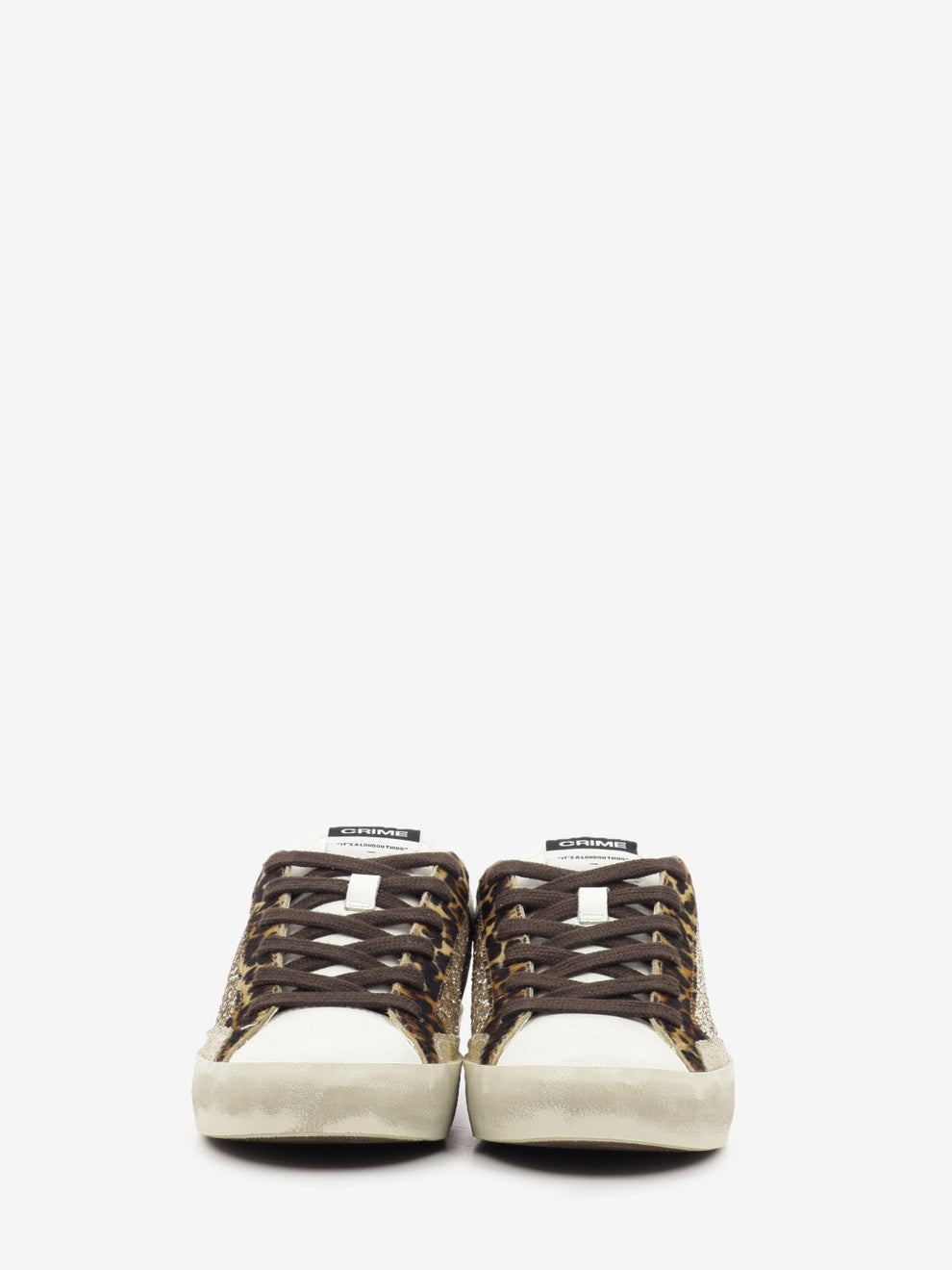 Sneakers Distressed leopard stardust