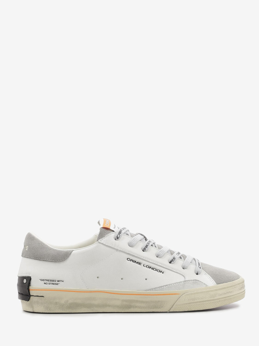 Distressed LO Sneakers white / grey