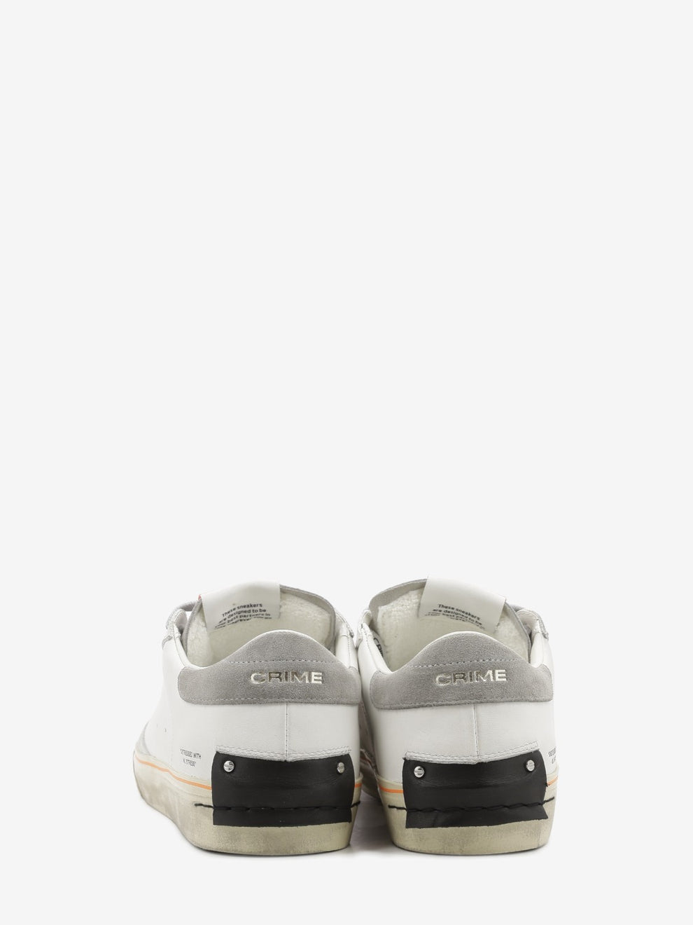 Distressed LO Sneakers white / grey